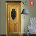 37,5 po x 81,625 po. Silverdale Brass Full Oval Lite Medium Oak Fiberglass Prehung Front Door